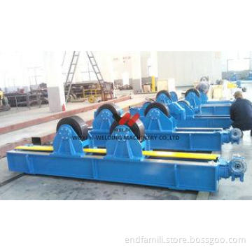 Manual Screw Vessel Pipe Welding Rolls 10T For Polishing /